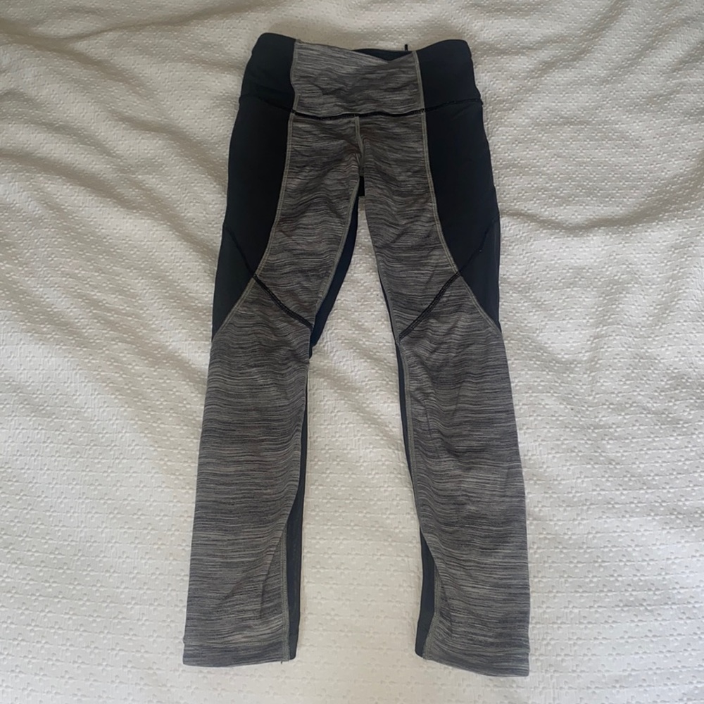 Lululemon running leggings , 7/8 length size 2